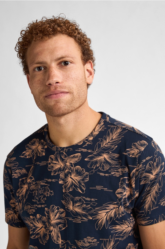 AOP T SHIRT CRESTVIEW M 1050 TSR623 5178 Navy Blue